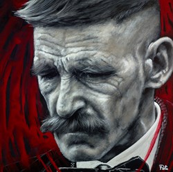 Arthur by Pete Humphreys - Original Painting on Stretched Canvas sized 28x28 inches. Available from Whitewall Galleries